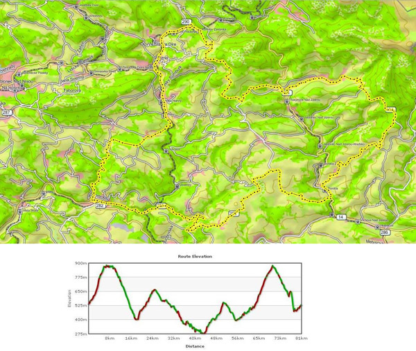 fietsroute kaart